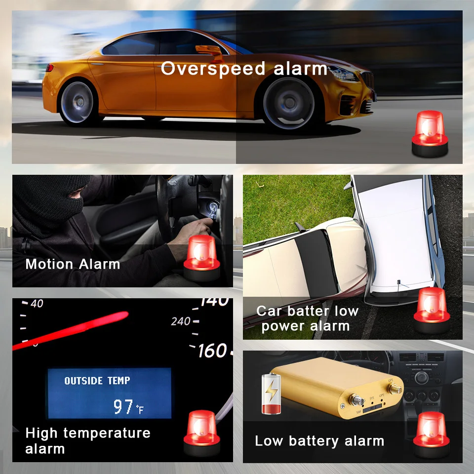 Автомобильный GPS трекер VJOYCAR 4G MT600 с поддержкой 2G 3G локатор для отслеживания в