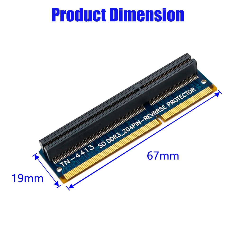 Адаптер для тестирования памяти флуоресцентной версии DDR3 204PIN TN4413/TN4412 RVS STD 204Pin