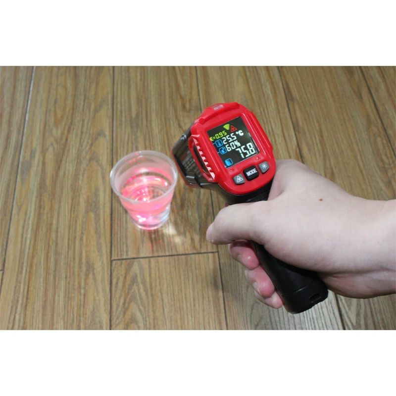 HABOTEST HT650A/HT650B/HT650C Mini infrared thermometer/infrared electronic thermometer/ambient temperature/humidity measurement |