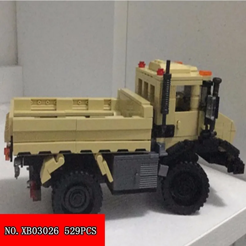 529 шт. строительные блоки XB03026 наука и техника механика группа серии вездеход