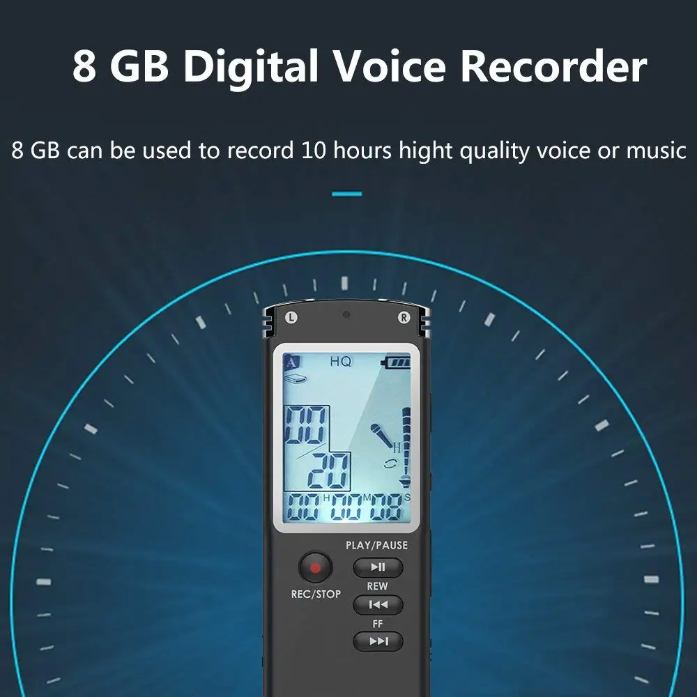 Лучшие предложения диктофон 8 Гб USB аудио рекордер с MP3-плеером маленький и