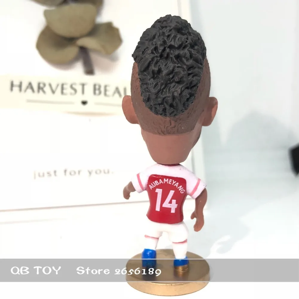 Футбольные Звезды 14 # Aubameyang подвижные суставы Смола Модель игрушки фигурка