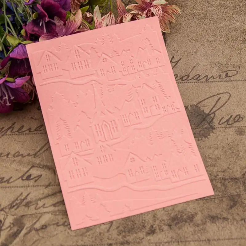 Сделай Сам Скрапбукинг пластиковый шаблон тиснение папка трафарет для альбома