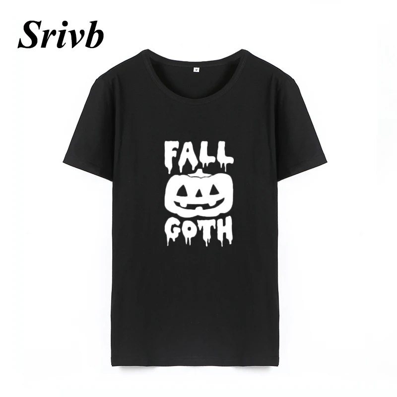 Женская футболка с принтом Srivb осенняя Футболка Goth забавная хипстерская