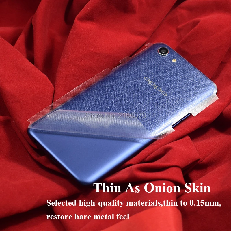 For OPPO A83 / A1 5.7&quot Full Cover Back Carbon Fiber Grid Leather/ Cat Eyes Sticker Durable Transparent Screen Protector Film | Мобильные