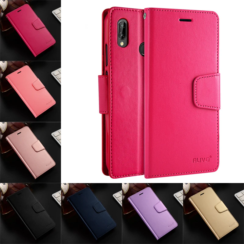 Деловой кожаный чехол с откидной крышкой для Huawei Nova 3 3i 3e P20 P9 Lite телефона