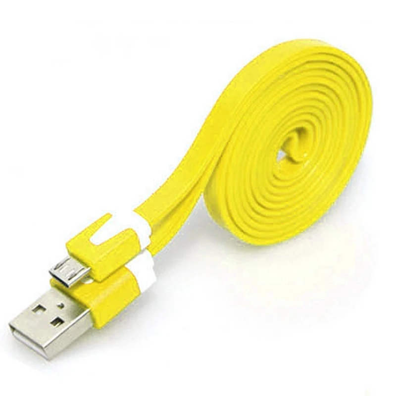 1 м/3 М прочный плоский usb-кабель для передачи данных, зарядный кабель для samsung для телефонов huawei Android