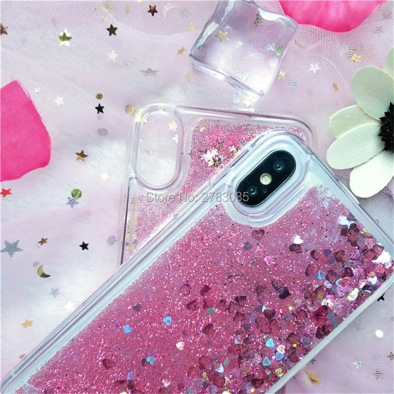 Для iPhone 5 5s SE 6 S 7 8 плюс Xr X Max Роскошные блестящие жидкие чехол с сияющими блестками