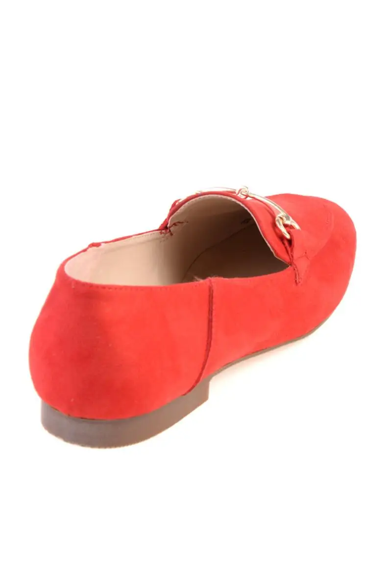 Бемби красные женские балетки F0330100072|Обувь без каблука| |