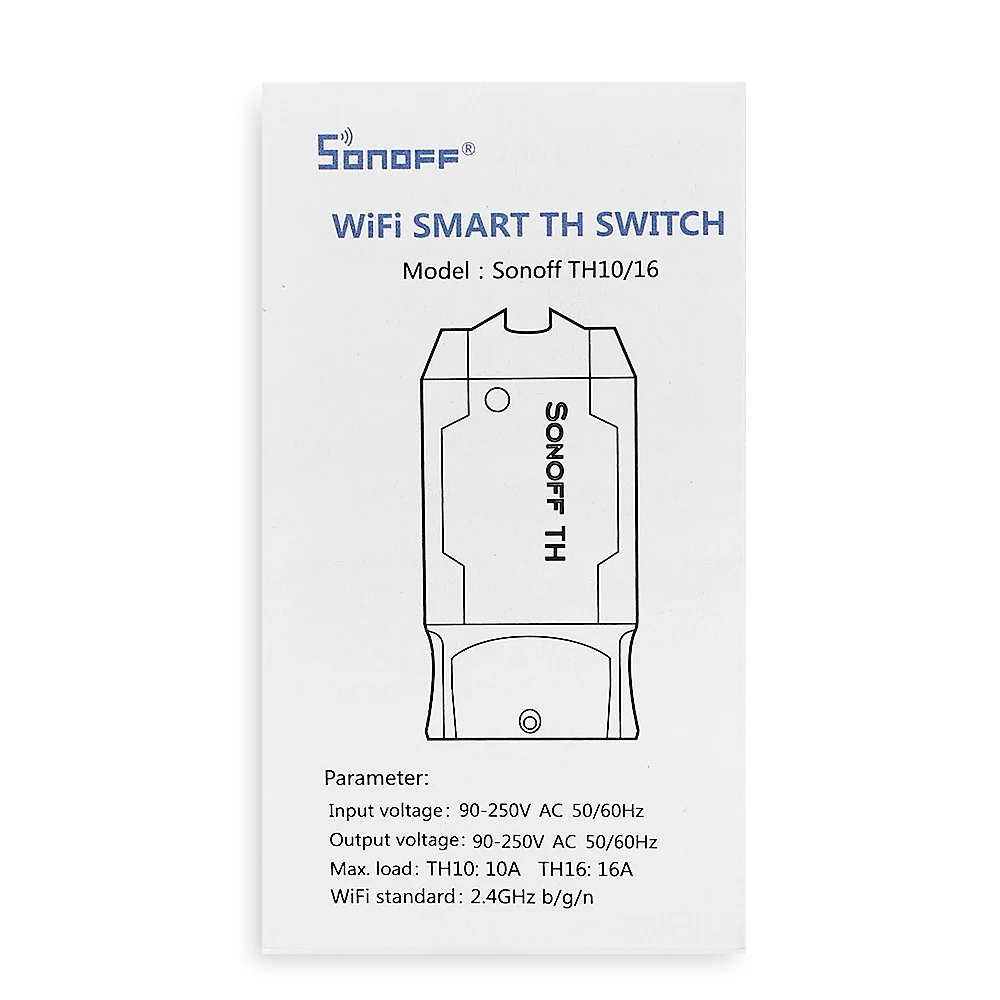SONOFF TH16 контроль температуры и влажности WiFi умный переключатель для умного дома