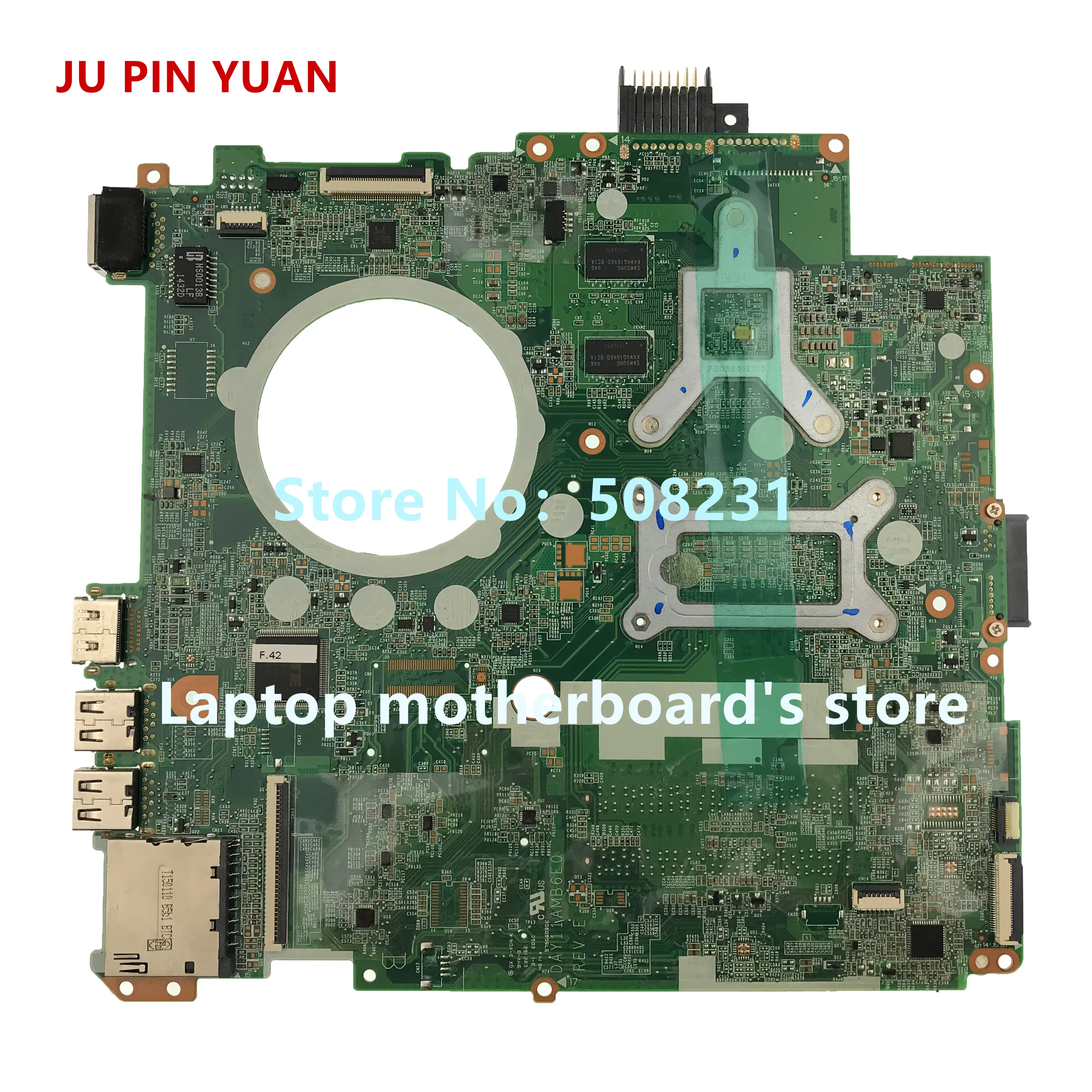 Материнская плата Ju pin yuan 782295-601 782295-001 для ноутбука HP ENVY 14-V 14T-V с 840M 2GB i7-5500U DAY11AMB6E0 |