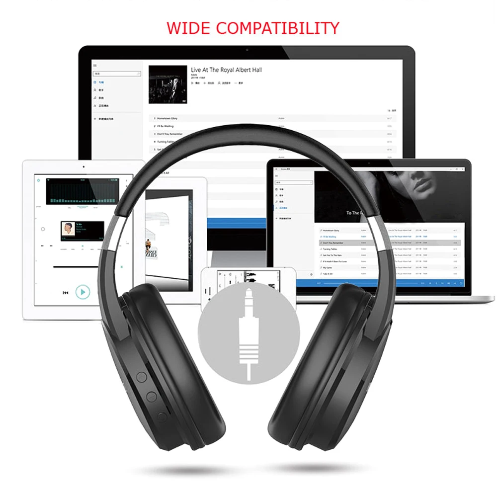 BINGLE FB110 Bluetooth 4,1 наушники CSR беспроводные стерео наушники Muisc Накладные наушники 3,5 мм AUX в громкой связи с микрофоном