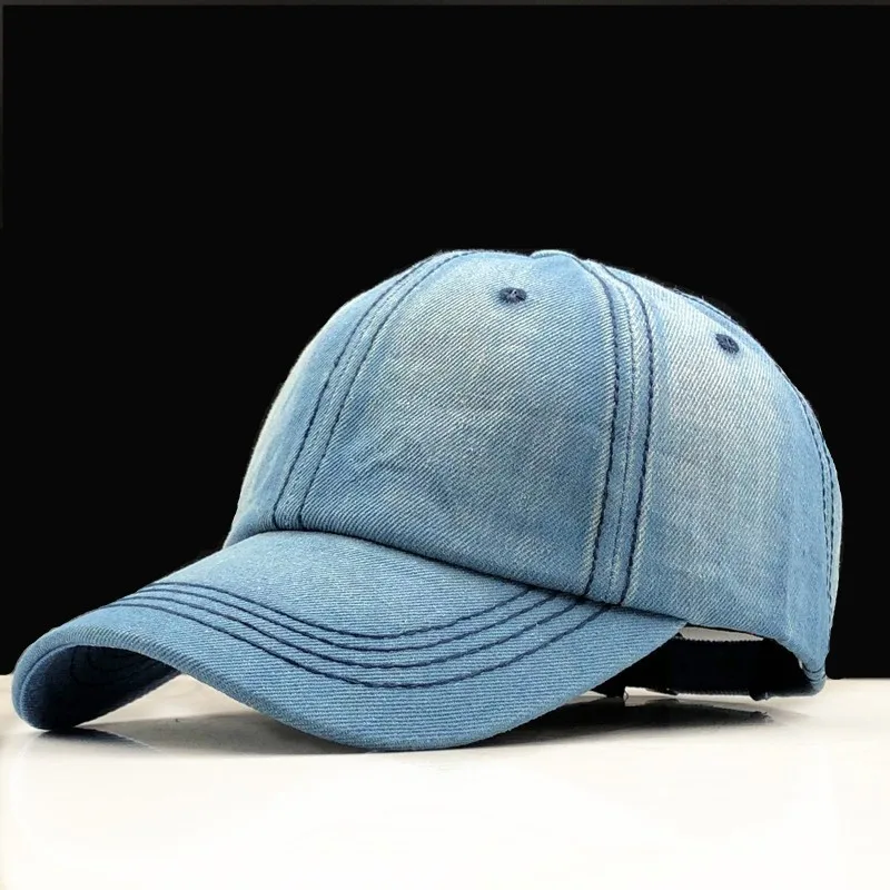 Baseball Cap Women Dad Snapback Caps Men Brand Homme Hats For Men Falt Bone Denim Jeans Blank Gorras Casquette Plain Dad Cap Hat