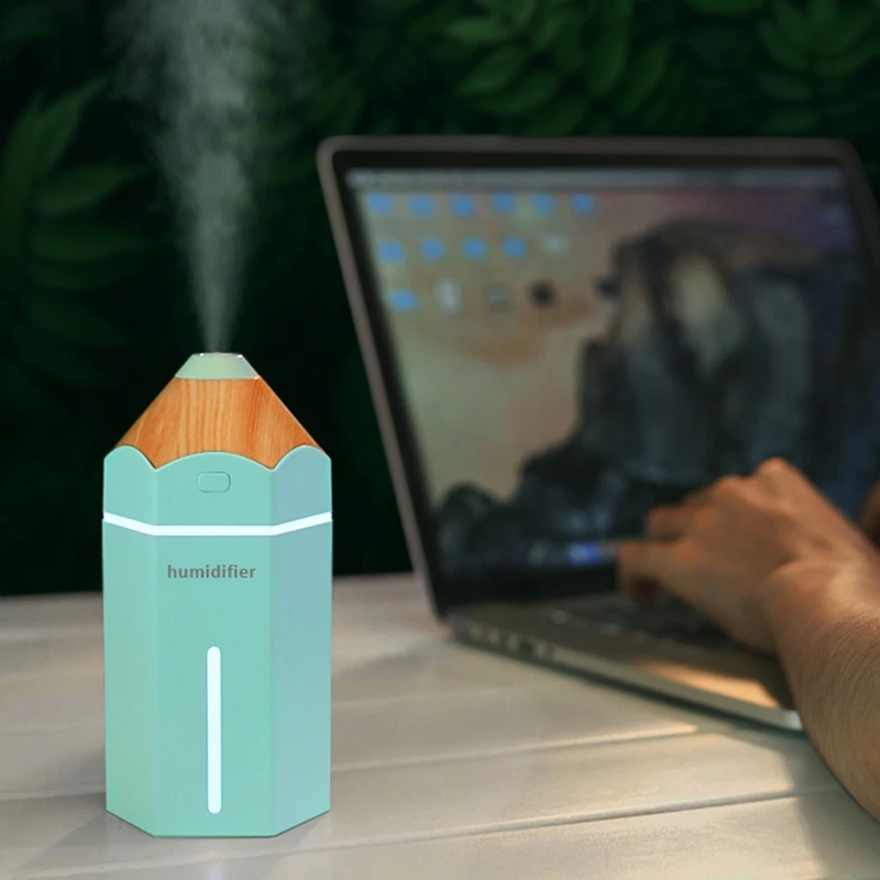 Карандаш увлажнитель USB Ультразвуковой воздуха для ароматерапии светодиодный