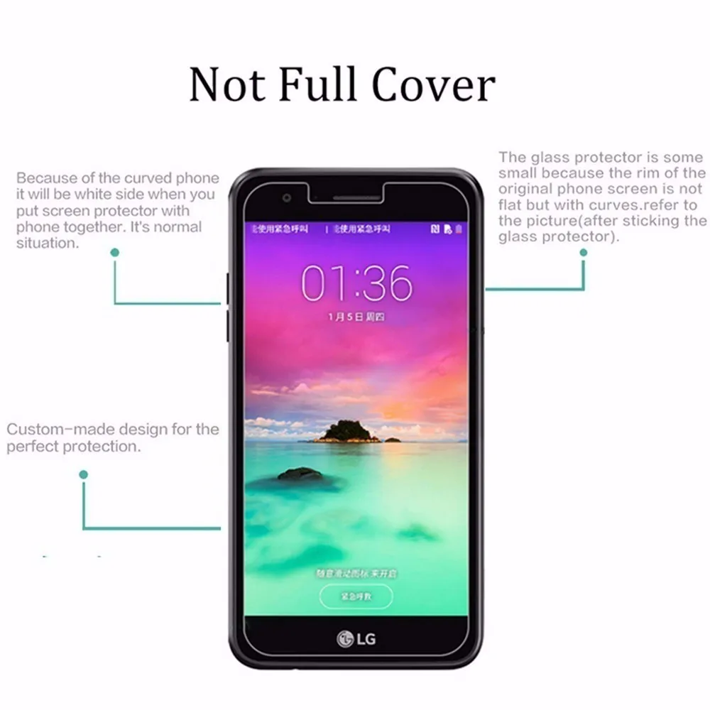 Закаленное стекло 9H для Lg K10 Pro 2018 Stylus 3 Stylo X Power 2 Защитное экрана LG K3 K4 K5 K7 K8 2016 2017
