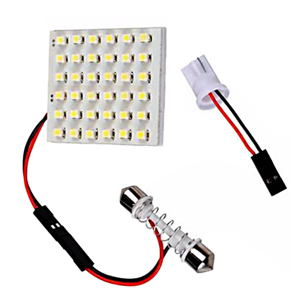 12SMD 3528 12 Светодиодный ная панель белая автомобильная лампа для чтения карт