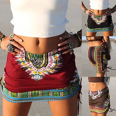 Pencil Skirt Summer Dashiki jupe femme Bodycon women skirts womens striped floral high waist slim vintage clothing | Женская одежда