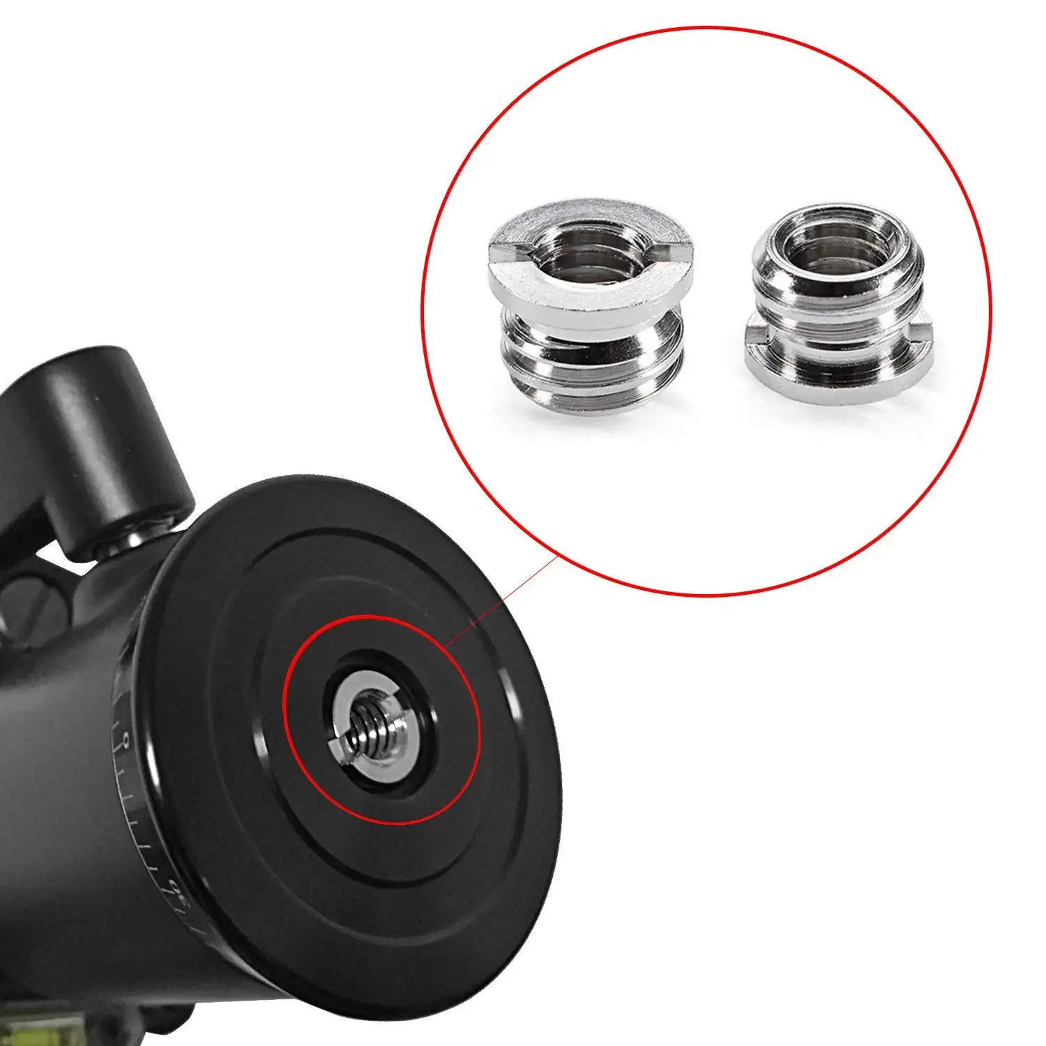 Стандартный 1/4inch 20 Женский на 3/8inch 16 мужской винтовой адаптер редуктор втулка
