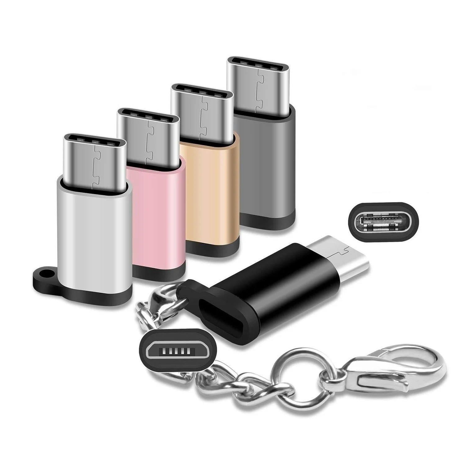 Адаптер USB Type C Штекерный кабель переходник Micro с зарядным устройством для Samsung Galaxy