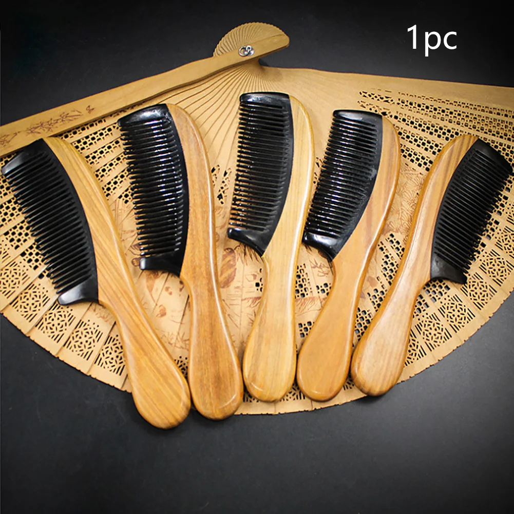 Кисточки зеленый сандалового дерева для женщин мужчин подарок круглая ручка