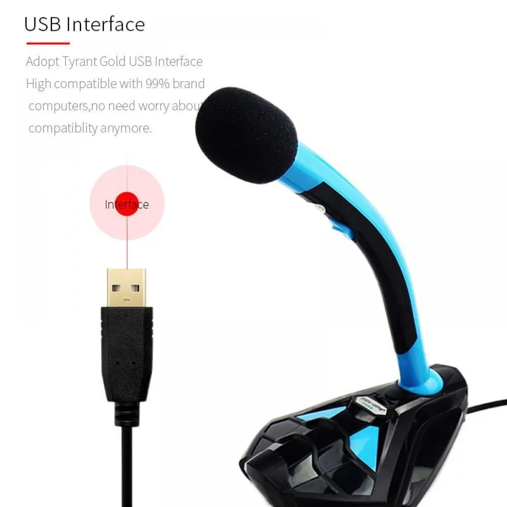 Профессиональная караоке Мобильная Студия ПК USB микрофон для компьютера с