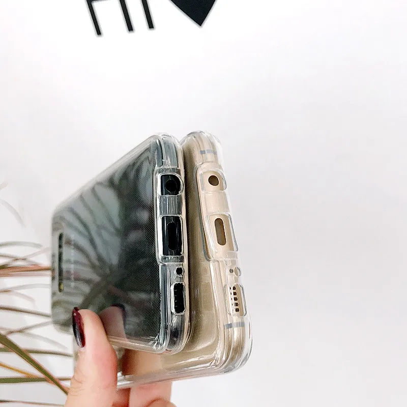KISSCASE 360 полный защитный чехол для телефона samsung Note 8 9 S8 S9 S6 S7 Plus прозрачный корпус A3