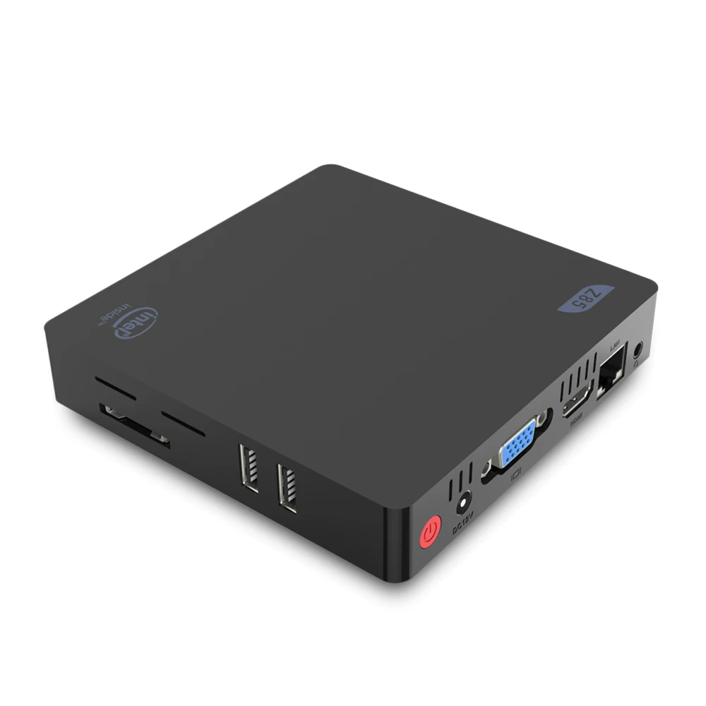 Z85 Мини ПК 2 Гб 64 ТВ коробка с двойным экраном дисплей 5 8 ГГц Wi Fi Ethernet 1000Mbp Bluetooth 4 0