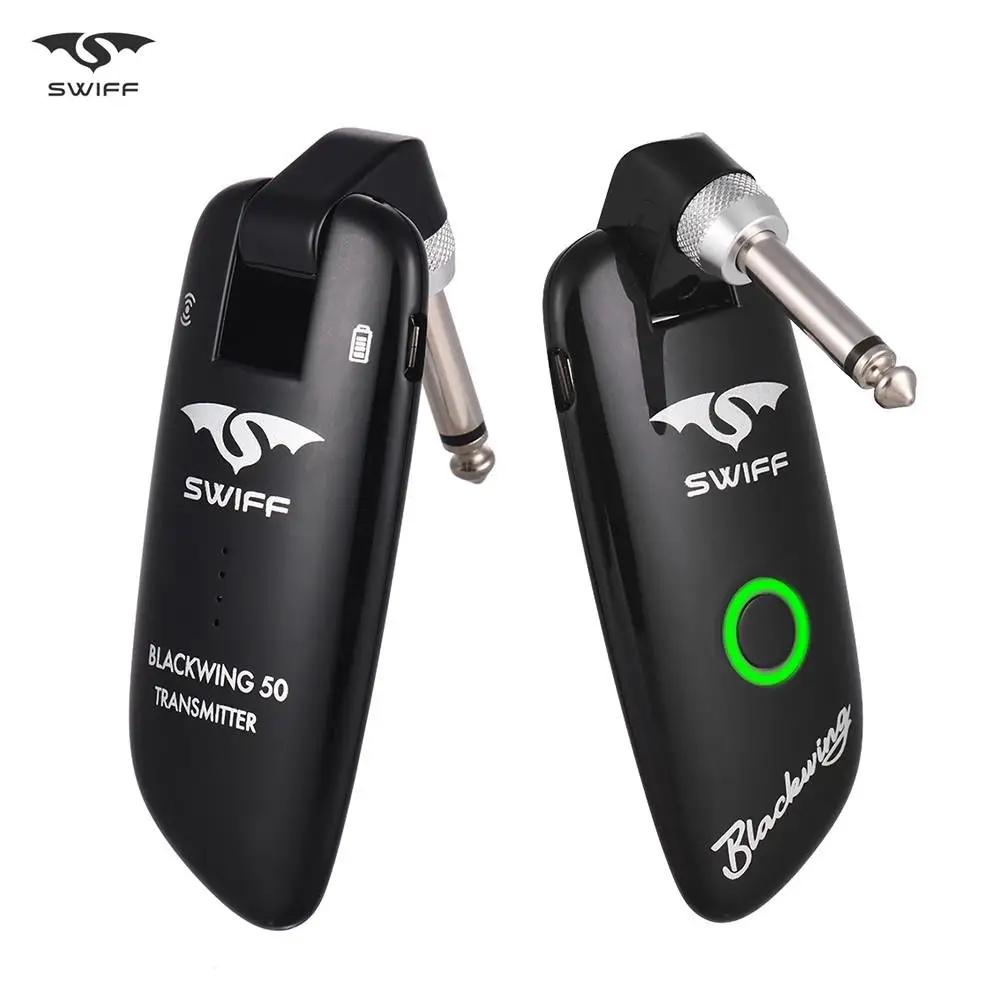 Беспроводная система приема передатчика SWIFF Electric Guitar UHF со встроенной