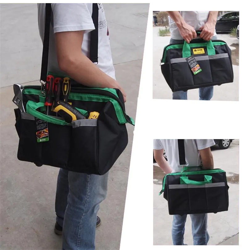 Вместительная сумка для инструментов с ремнем водонепроницаемый формованный