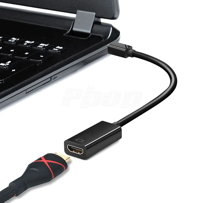 Переходник DP в HDMI-совместимый с DisplayPort кабели 24 см разъем FHD Папа-мама для монитора