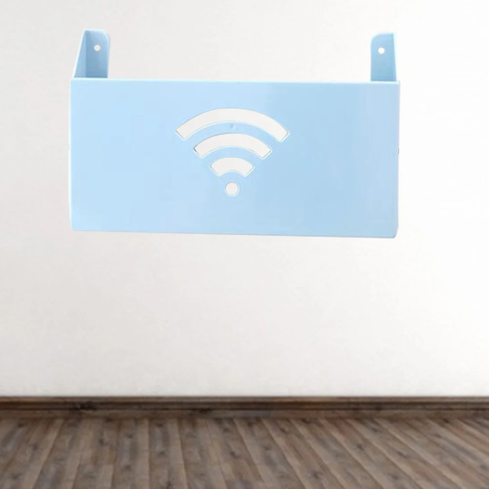 Ящик для хранения роутера полый креативный настенный подвесной Wi Fi светлый Кот