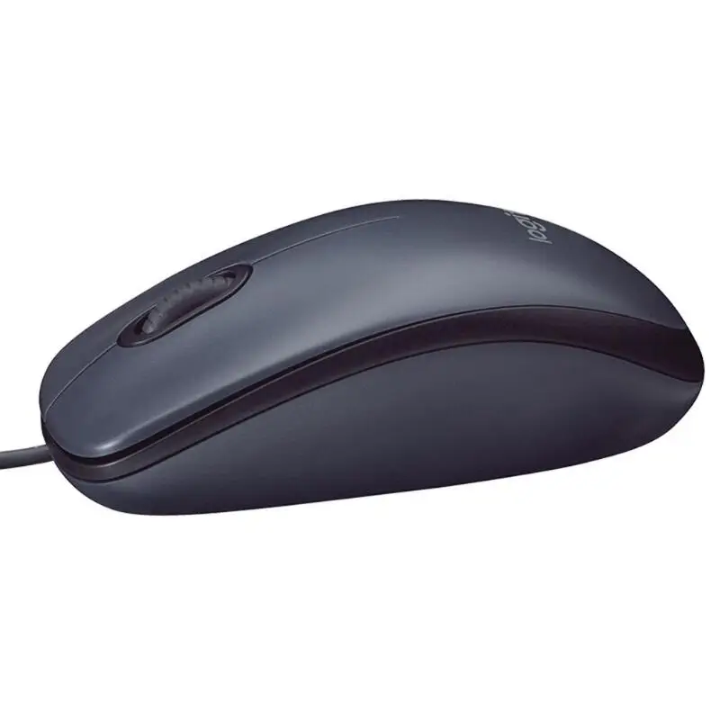 Проводная мышь Logitech M90 USB эргономичный дизайн оптическая классическая офисная