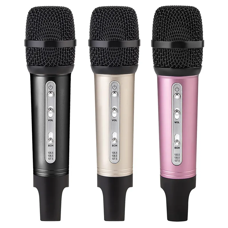 

Wired Car Radio Microphone Bluetooth Wireless Karaoke Professional Home Studio Handheld Computer Capacitive Car Microphone