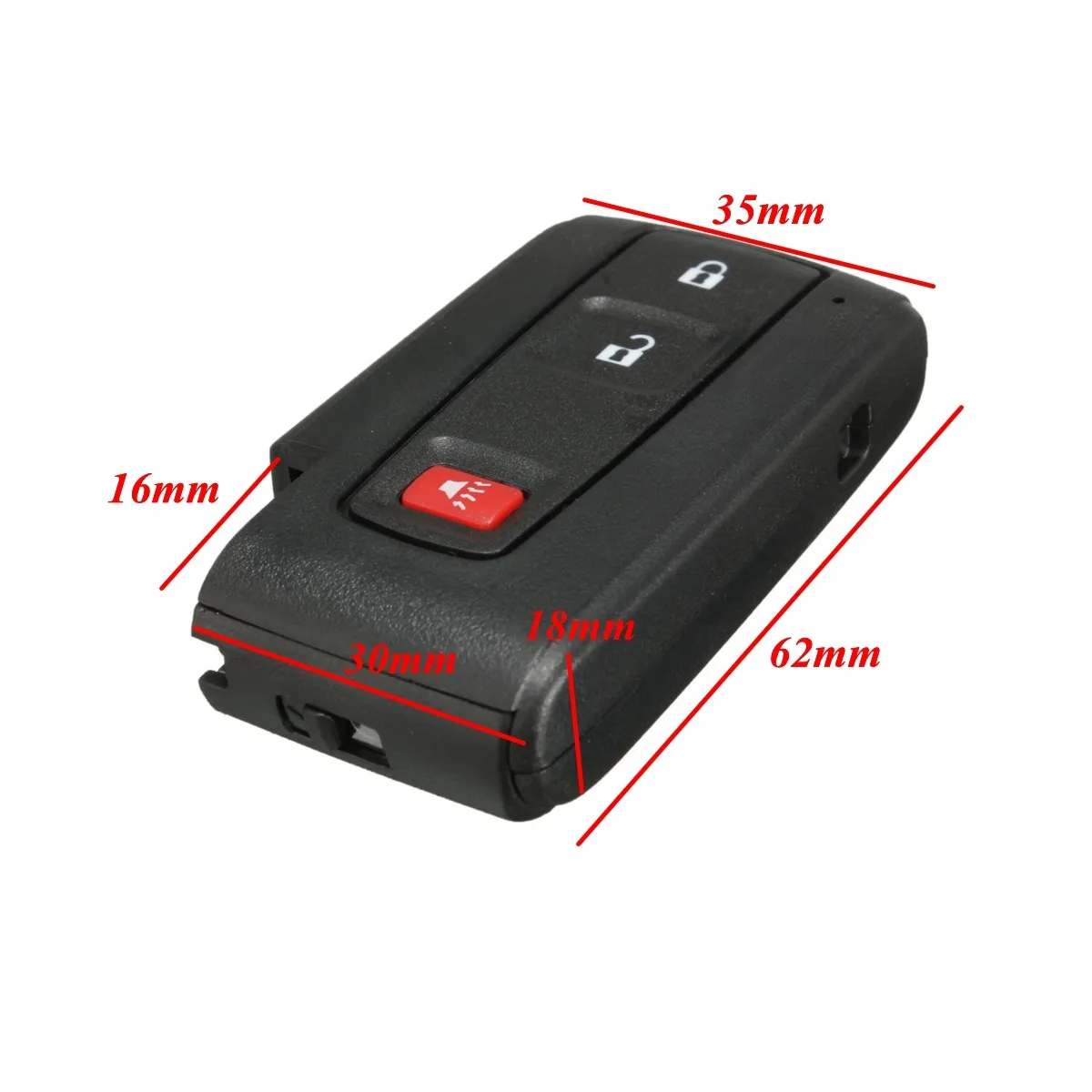 Для Toyota Prius Fob 2004-2009 2/3 кнопочный автомобильный умный пульт дистанционного