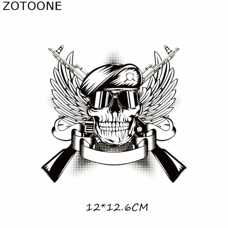 Виниловые термопереводные стикеры ZOTOONE для одежды футболки панк рок крыльев