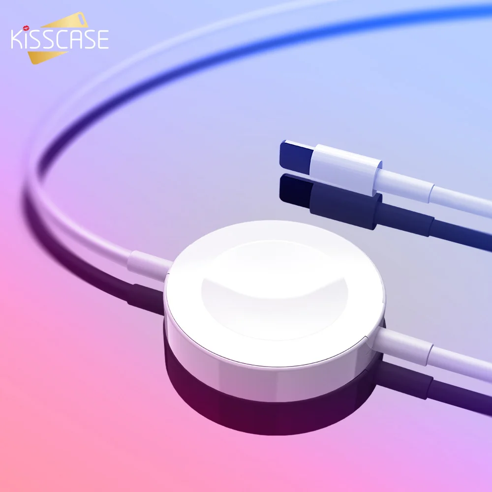 KISSCASE 2 в 1 кабель для быстрой зарядки ipad iphone 8 XR X 7 USB Дата магнитное Беспроводное