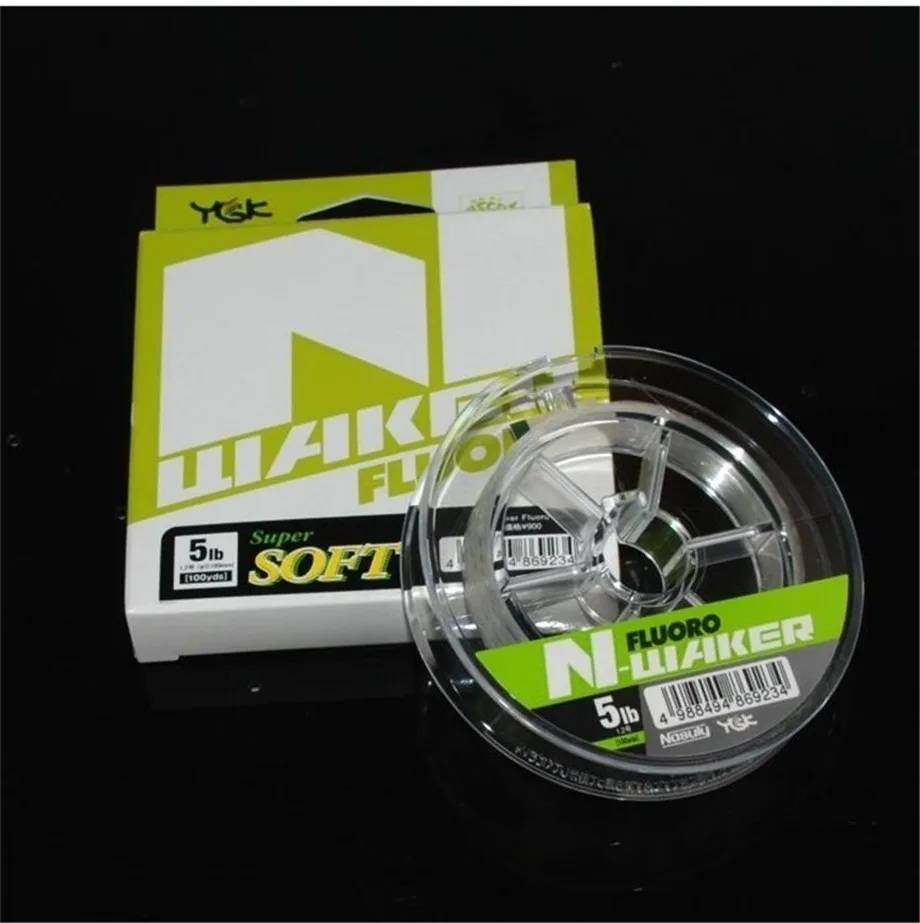 Леска YGK Soft N waker для морской рыбалки 91 м 4 20 фунтов 100% углеродная леска #1 0 5 #2 #4 #5