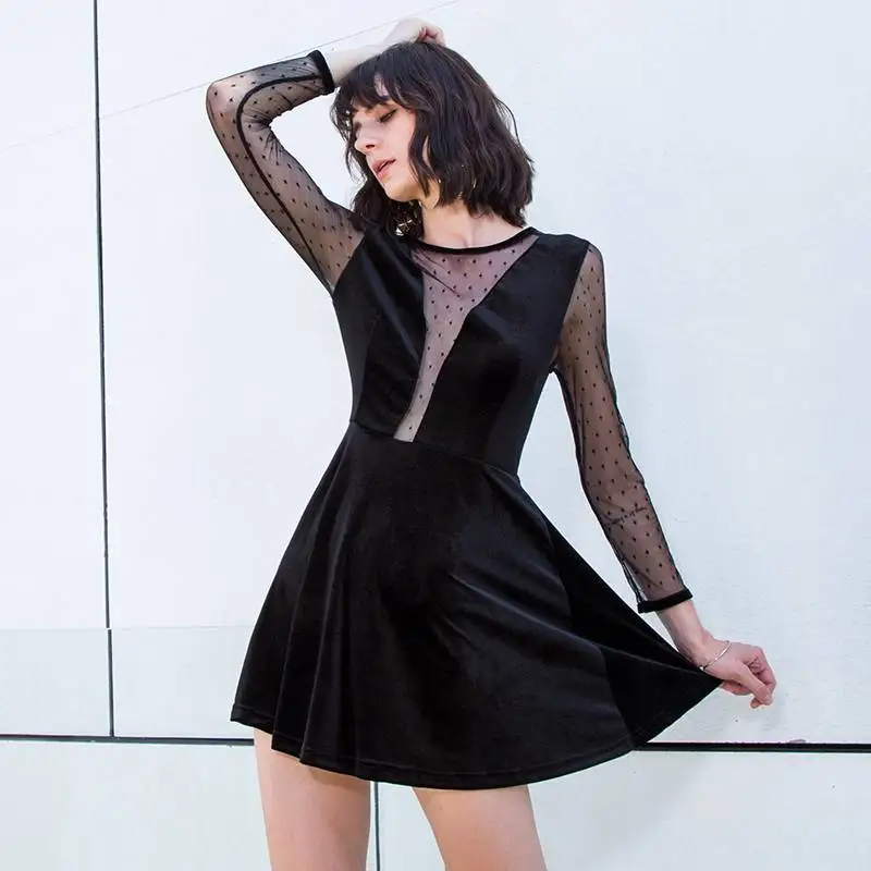 Женское вечернее мини-платье трапециевидной формы 5XL осень 2020 сексуальное