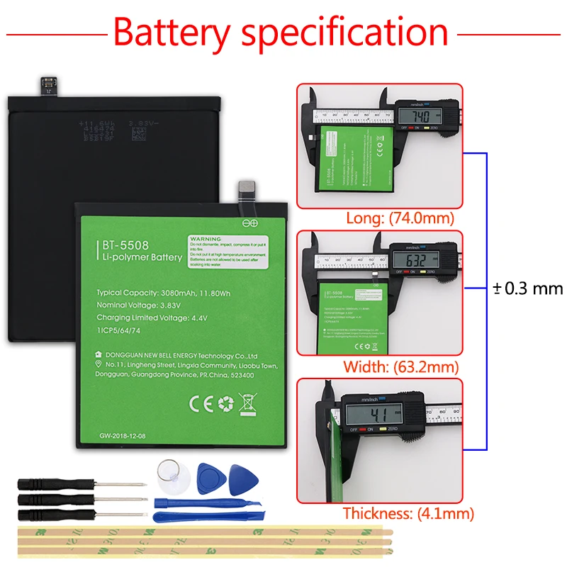 Mcdark 3080mAh BT 5508 батарея для LEAGOO T8S аккумуляторная AKKU ACCU PIL мобильный телефон с