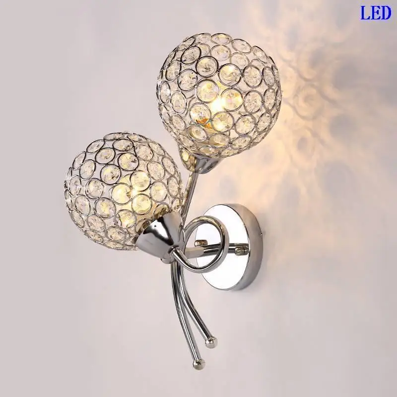 Лестничное зеркало Luminaria De Parede Wandlamp Aplique Luz Pared для дома Хрустальная аппликация Murale