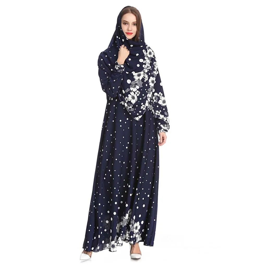 2019 abaya Дубайский Мусульманский платье хиджаб Элегантные платья Исламская одежда