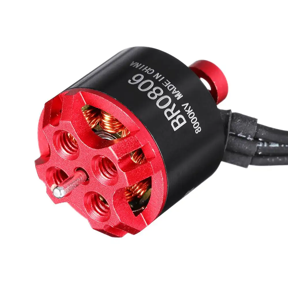 1 шт./2 шт./4 шт. Racerstar BR0806 8000KV 10000KV 1-2 S бесщеточный двигатель для Whoop FPV Racing Drone Quadcopter
