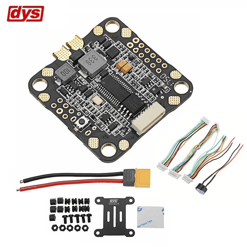 Обновленный Контроллер полета DYS F4 Pro V2 AIO OSD 5 В 9 3 BEC и датчиком тока для FPV Drone RC