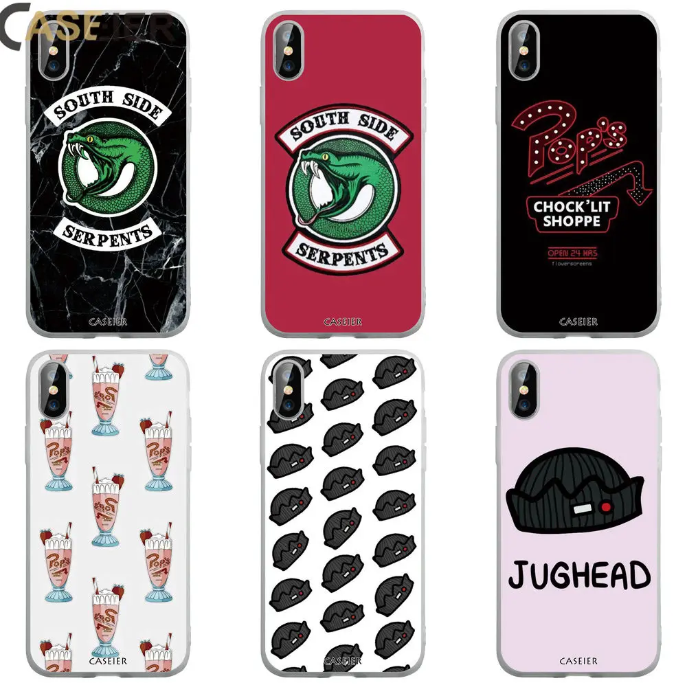 CASEIER ривердейл чехол для телефона с рисунком iPhone XR 6 6S 7 8 Plus X XS Max чехлы iphone 10 5 5S SE на