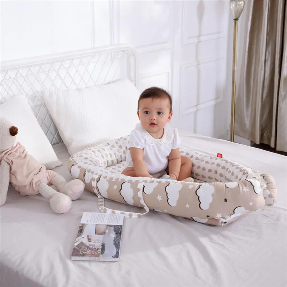 Kidlove съемный моющийся младенческой довольно имитирующие сна Гнездо Детские