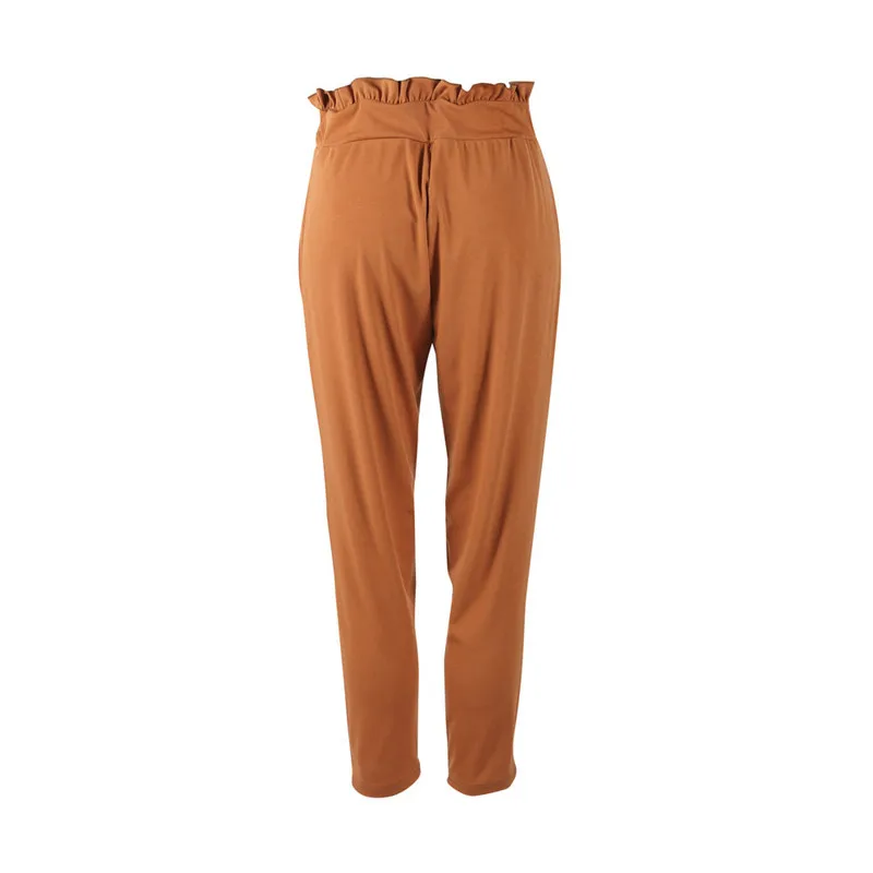 

hirigin 2019 Women OL Design Slim Harem Pants High Waist Casual Sexy Double-breasted Button Trousers Pants for women