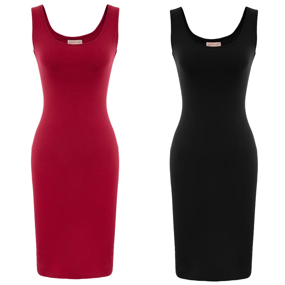 Горячая сексуальная женская винтажная без рукавов с u-образным вырезом Хлопок