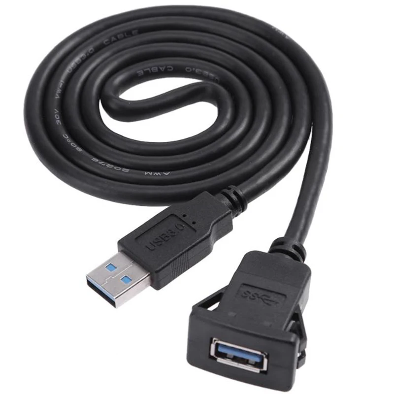 1 m/3.3ft с отдельным портом USB Панель заподлицо кабель Usb3.0 Папа папа женский