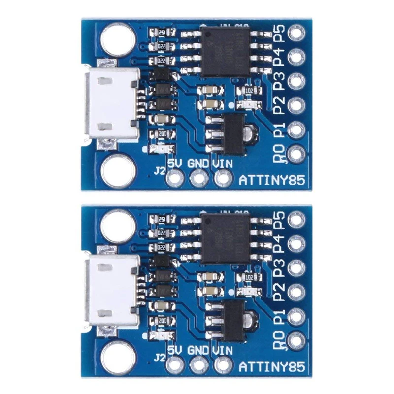 Синий черный TINY85 Digispark Kickstarter Micro Development Board ATTINY85 модуль для Arduino IIC I2C USB 5V Mini