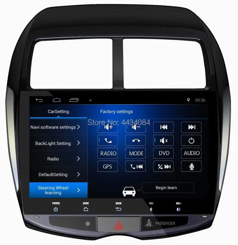 Головное устройство Ouchuangbo на android 9 0 для Mitsubishi ASX 2013 2015 с поддержкой USB swc Wi Fi 4